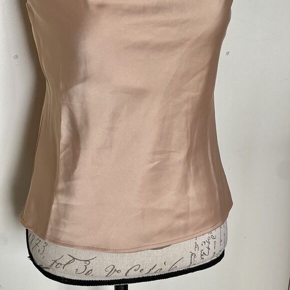 Banana Republic Womens Camisole Tank Top Size XXS Petite Metallic Light Academia - Picture 6 of 14